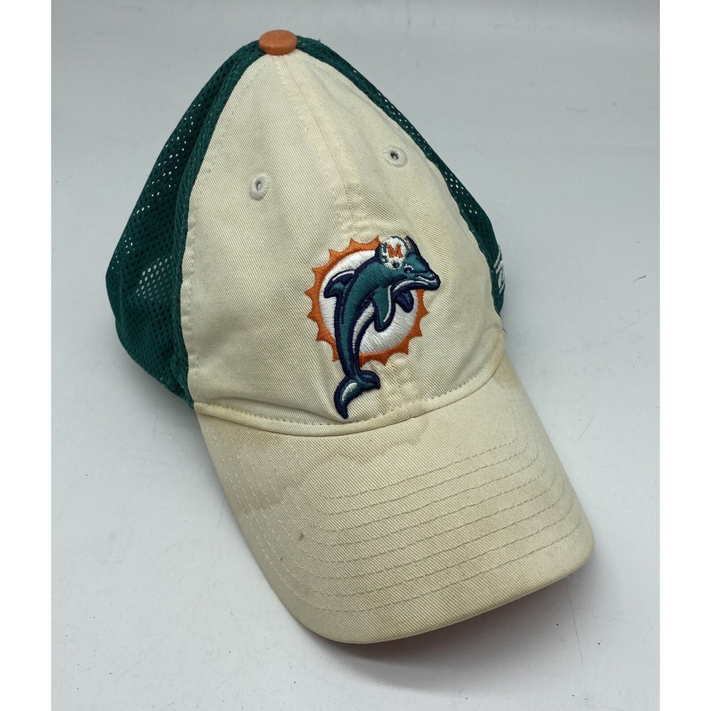 Miami Dolphins Reebok NFL Authentic Sideline Cap Hat Vintage Strapback